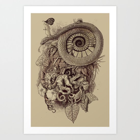 Descent Art Print