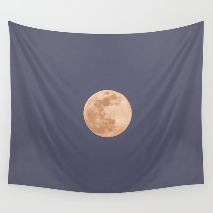Super Moon | Nature and Landscape Photography Wall Tapestry