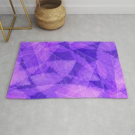 Purple Pattern Area & Throw Rug