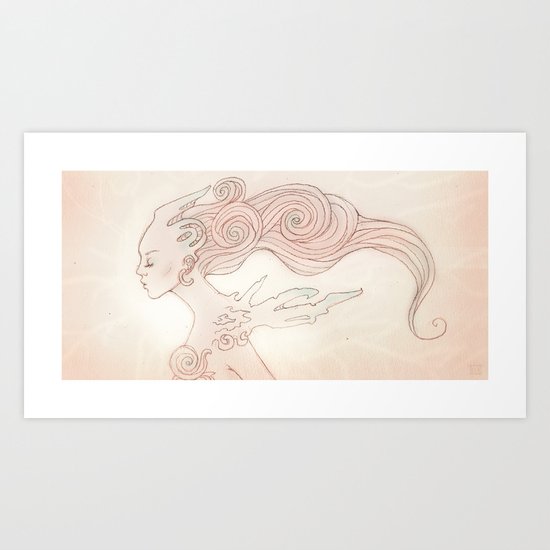 Alien Queen Art Print