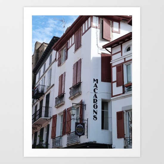 Basque patisserie Art Print