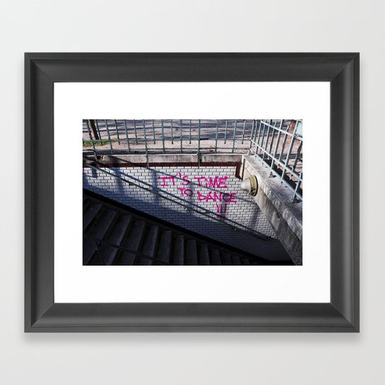 It's time to dance Framed Art Print