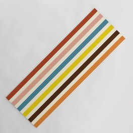 Classic Retro Stripes Govannon Yoga Mat