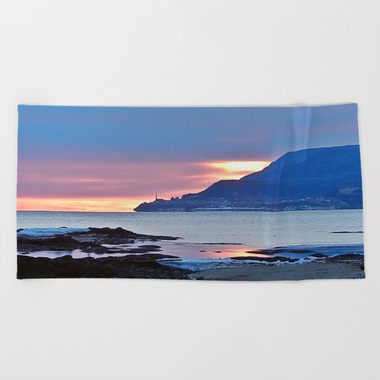 Sunrise in Tourelle Beach Towel