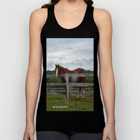 Horse Time Unisex Tank Top