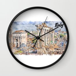 Italy souvenir Wall Clock | Mapofitaly, Italyoldmap, Iloveitaly, Italyhistorical, Italy, Italyhistory, Italywatercolor, Italymap, Italywall, Italydrawn 