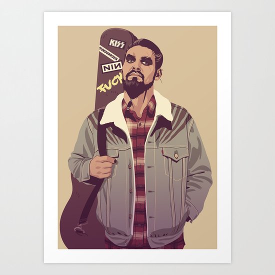 80/90s - K. Dr Art Print