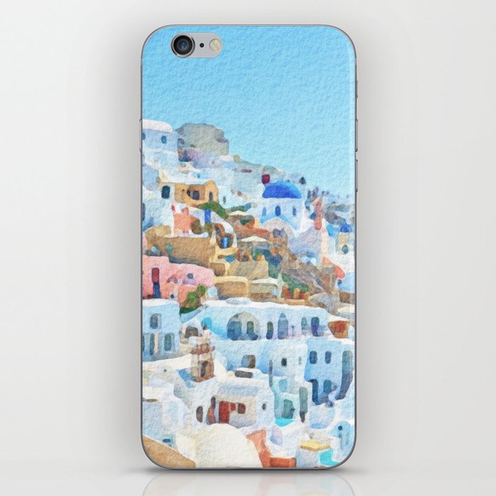 Santorini Greece #7 iPhone Skin