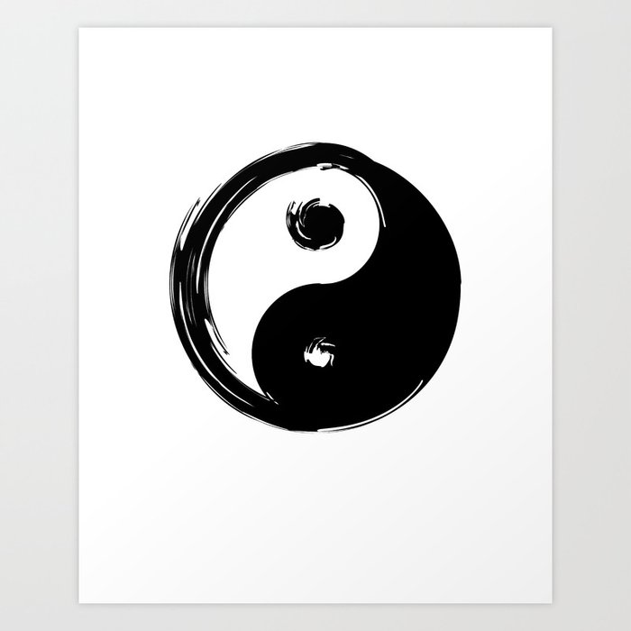 Photo & Art Print yin yang symbol