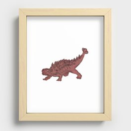 Ankylosaurus Recessed Framed Print
