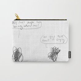scribbles Carry-All Pouch | Illustration, Digital, Abstract 