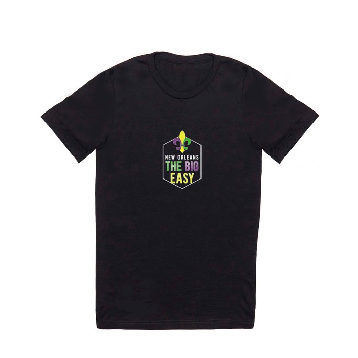 New Orleans Big Easy Badge Pride T Shirt by Pedex Creations by Duy Truong