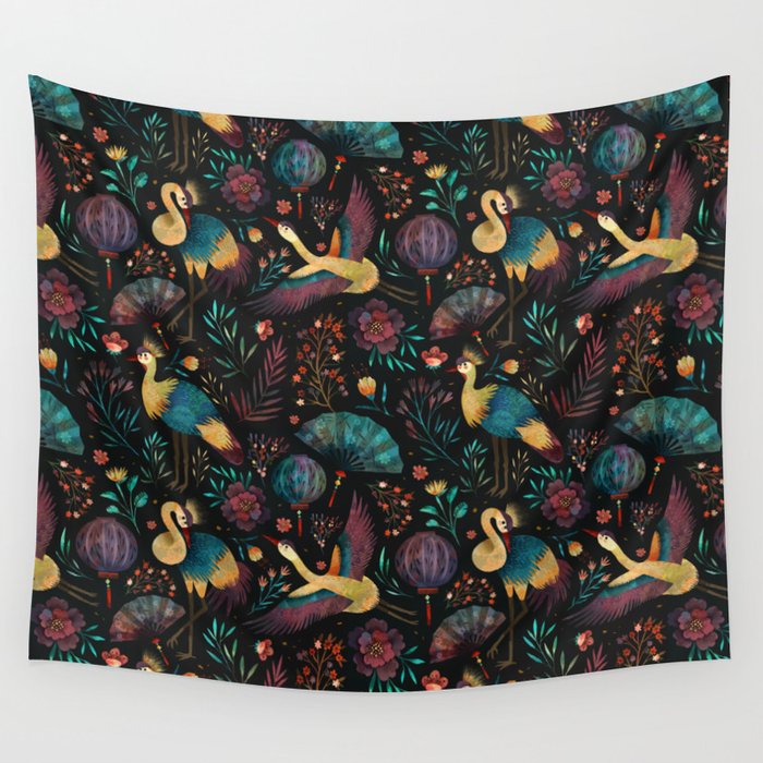 Oriental pattern Wall Tapestry