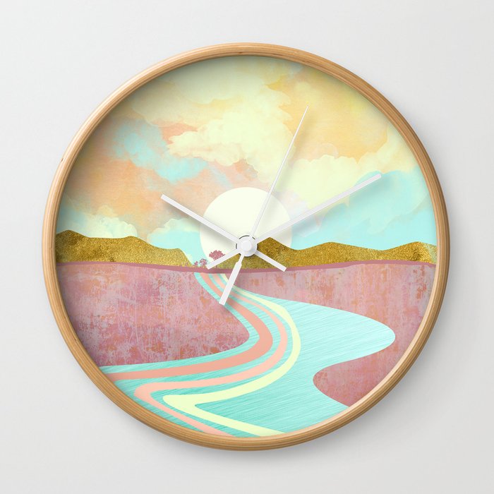 Desert Dusk Wall Clock
