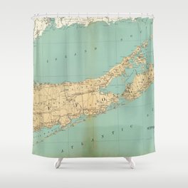 New York Map Shower Curtains Society6