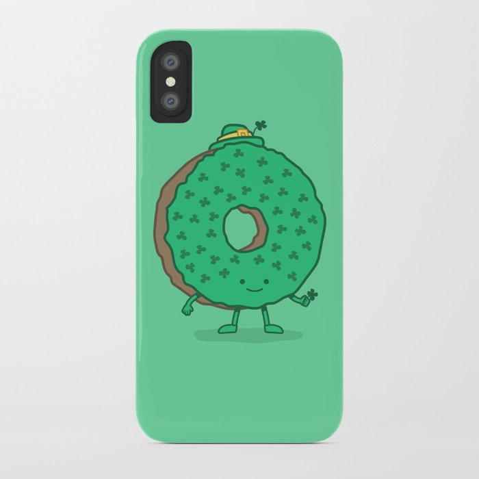The St Patricks Day Donut iPhone Case