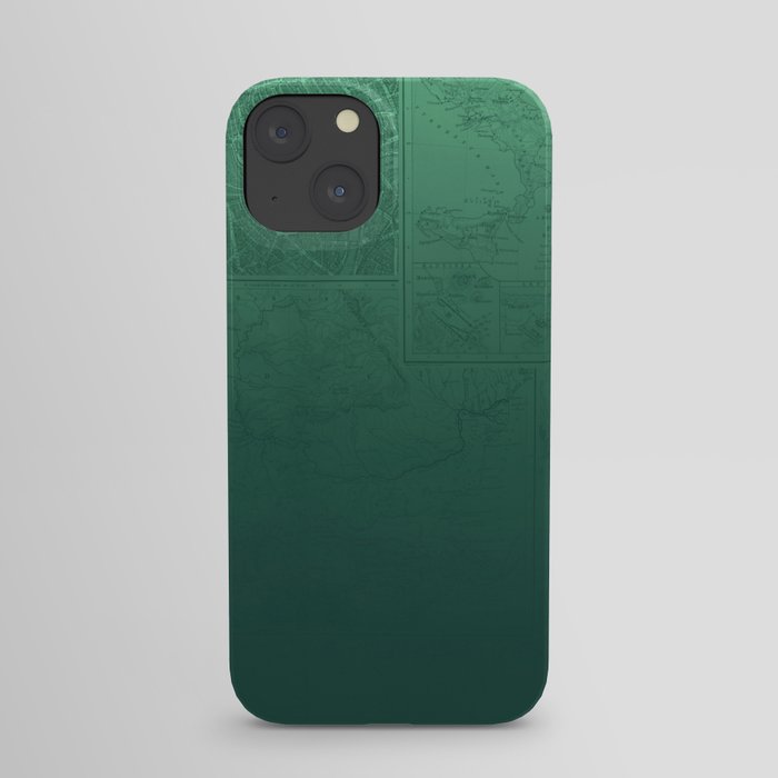 Jade Map iPhone Case