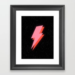 Thunderbolt: Glowing Astro Edition Framed Art Print