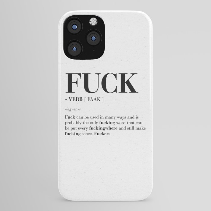 FUCK iPhone Case