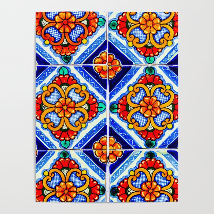 Mexican Tile 10 Poster