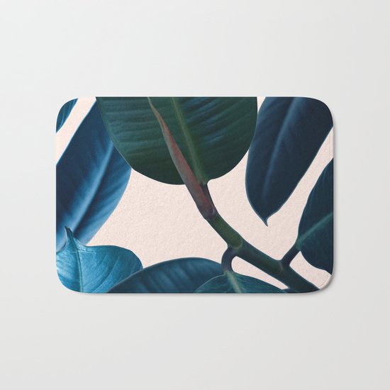 Ficus elastica 2 Bath Mat