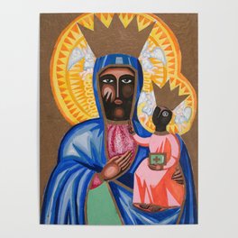 Black Madonna of Czestochowa, 1921 Poster