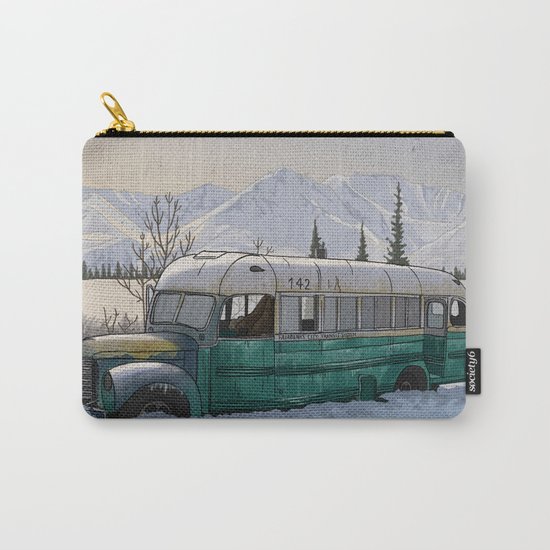 Into the Wild Fairbanks Bus Carry-All Pouch