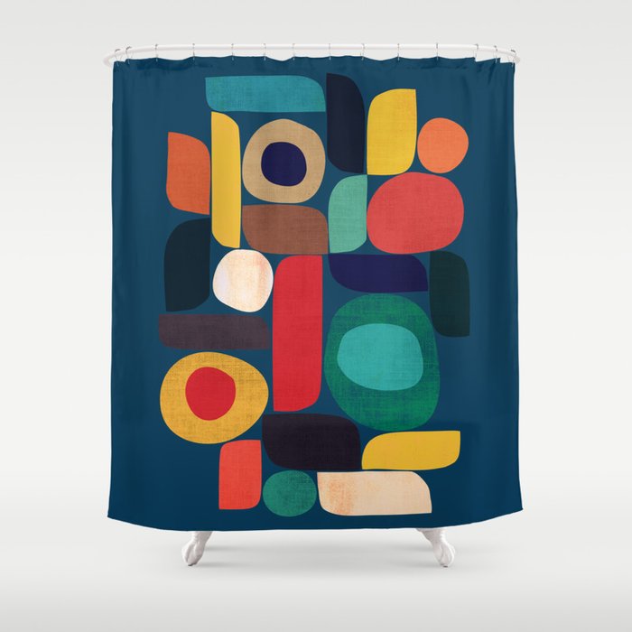Miles and miles Shower Curtain