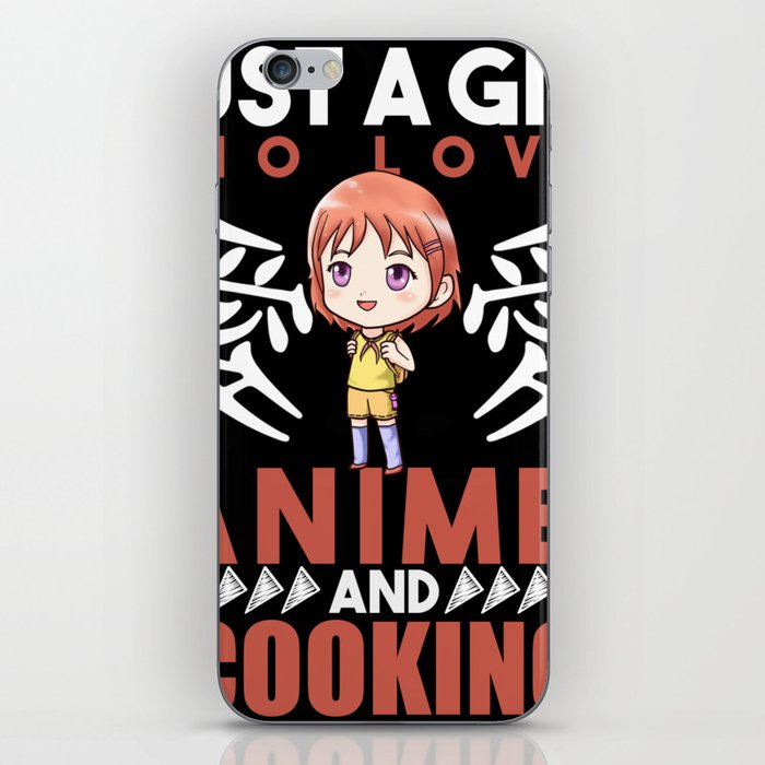 Just A Girl Who Loves And Cooking iPhone Skin