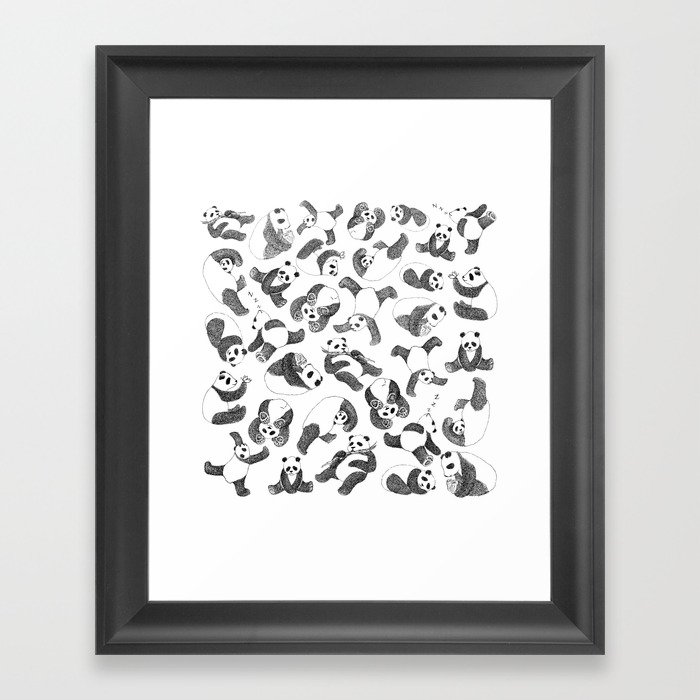 Pandas Framed Art Print