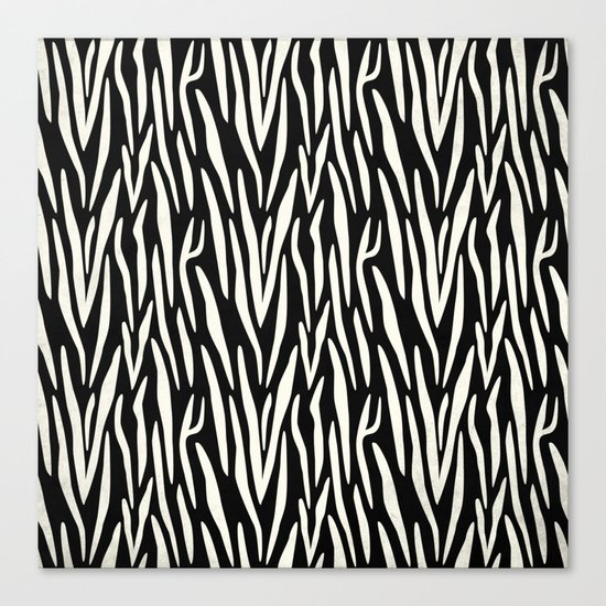 Zebra Print Canvas Print
