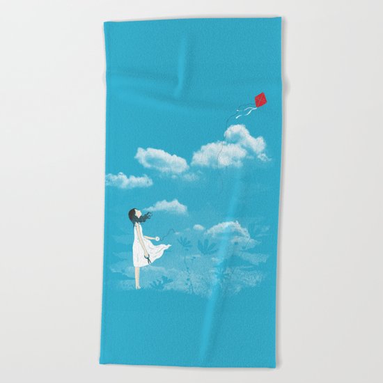 Let Go Beach Towel