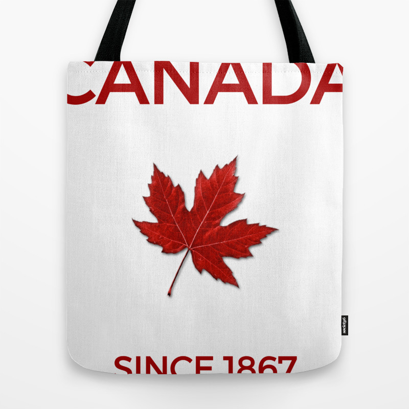 Canada Hoja De Arce Tote Bag 