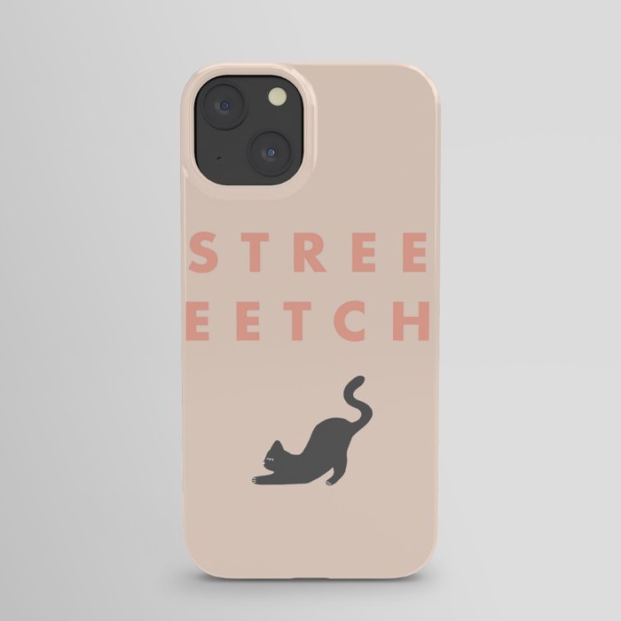 Streeeetch peach iPhone Case