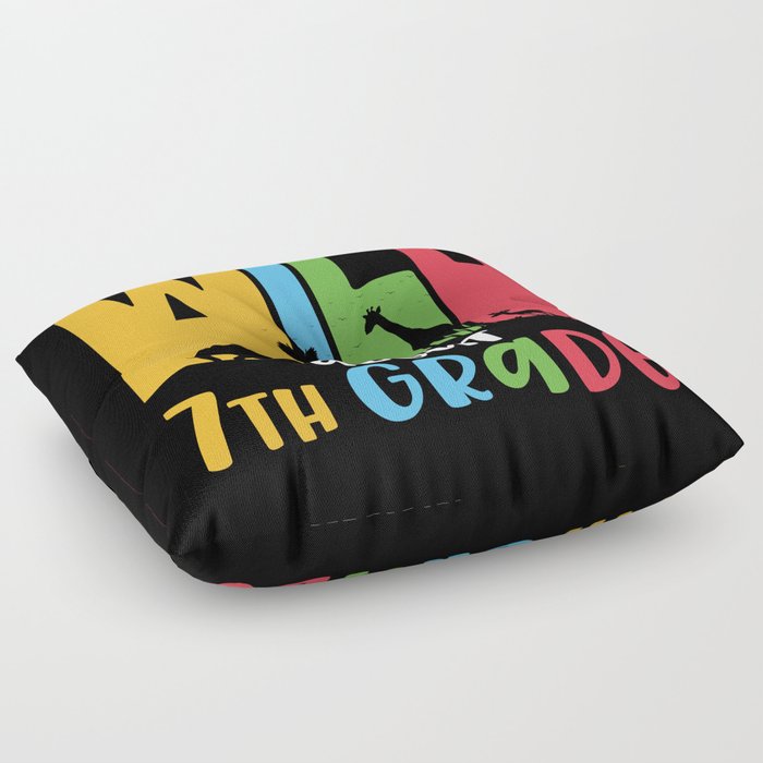Wild About 7th Grade Floor Pillow