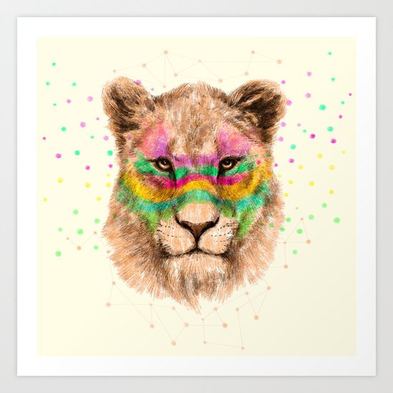 Lioness II Art Print