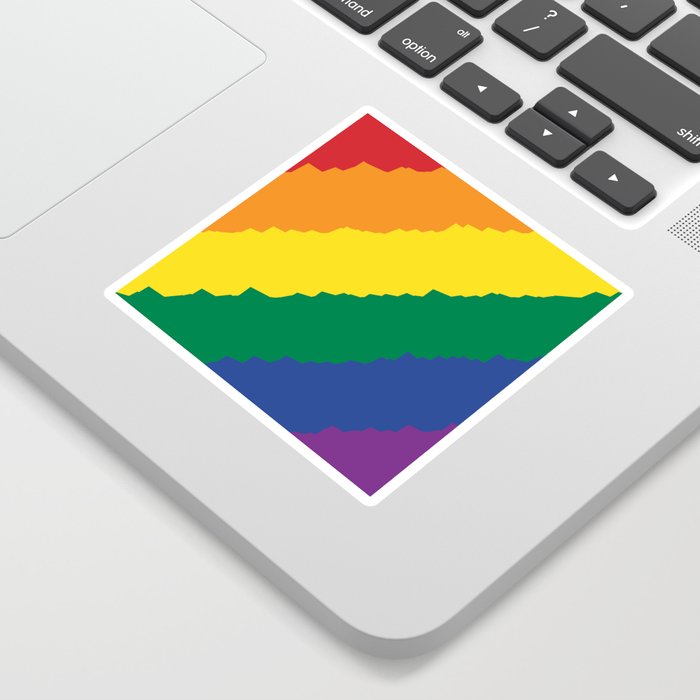 lgbtqia rainbow diversity Sticker