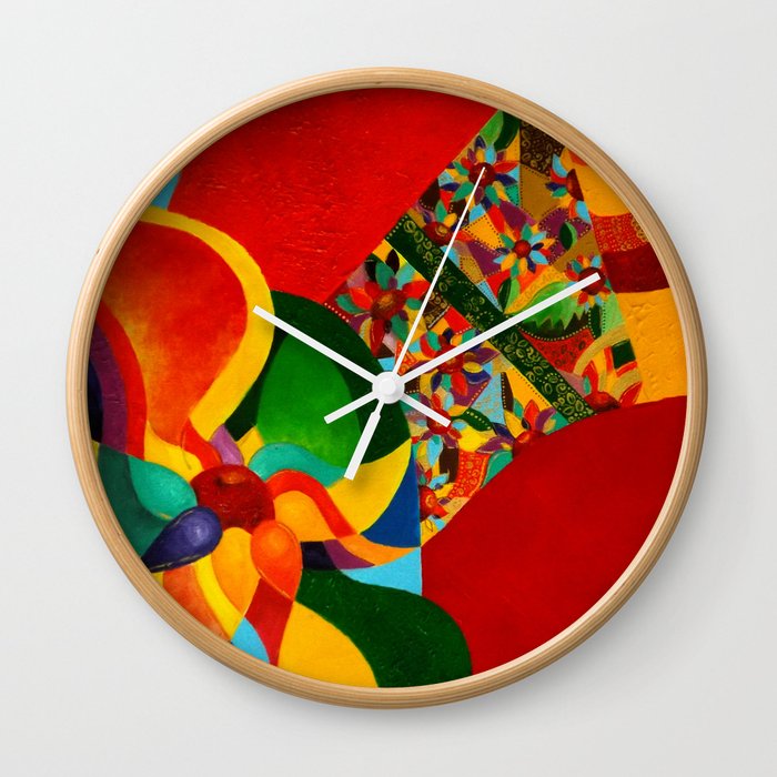 La Tierra Dorada Wall Clock