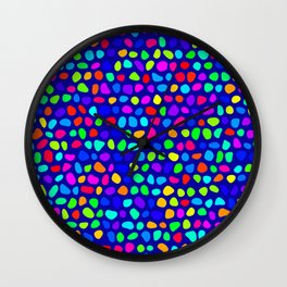 Colored points Wall Clock