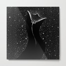Star Collector (Black Version) Metal Print
