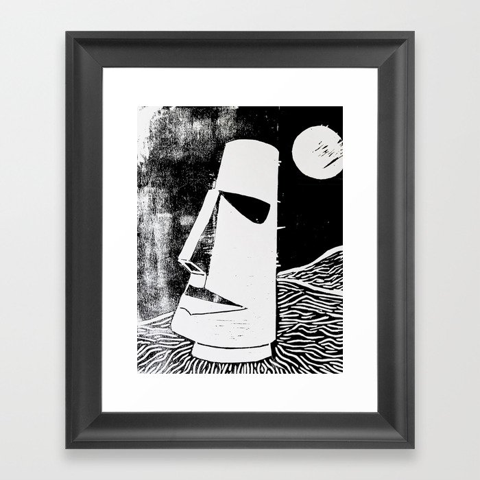 Photo White - Abstract Surrealism Print Framed Art Print