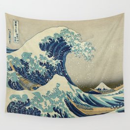 The Great Wave off Kanagawa Wall Tapestry