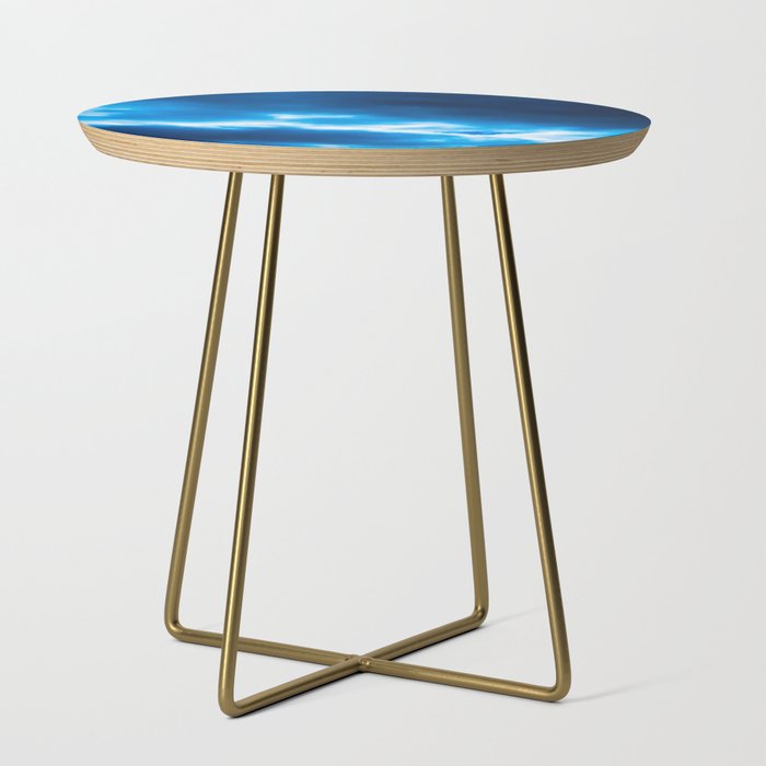 Cloudy Blues Side Table