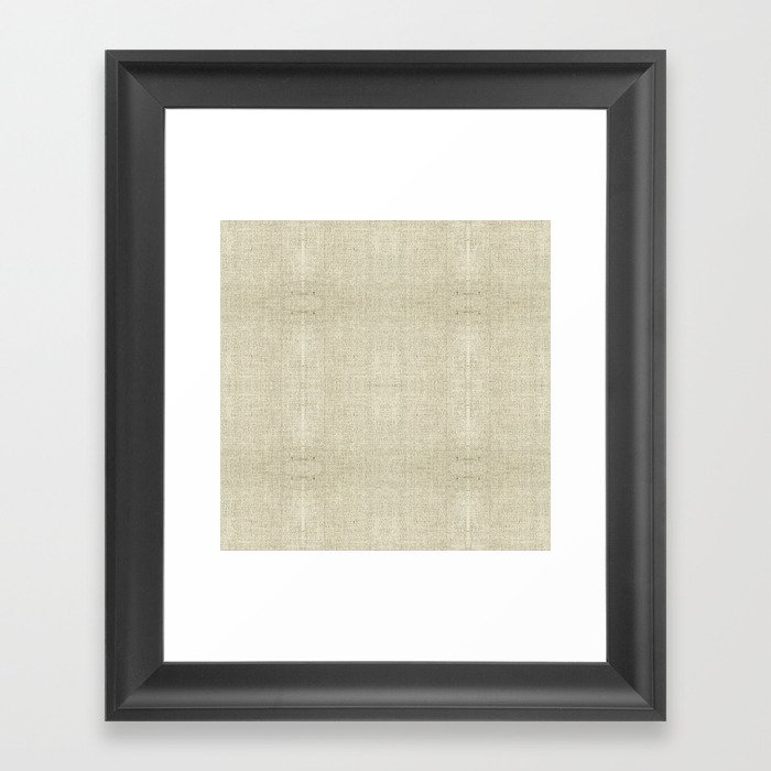 Nude Burlap Texture Framed Art Print By Marcanton Society6