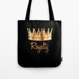 Royalty Gold Crown Tote Bag