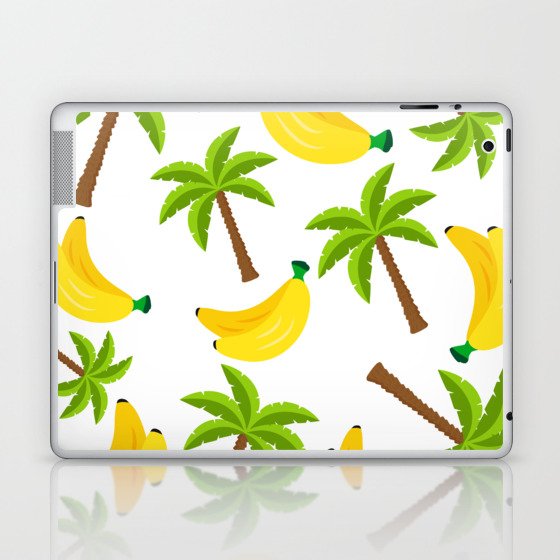 Palm and banana pattern Laptop & iPad Skin