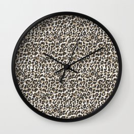 Elegant gold leopard animal print pattern Wall Clock | Shiningsparkles, Leopard, Animalprint, Elegantgold, Cheetah, Goldglitter, Black, Modernfashion, Classydesign, Goldcolor 