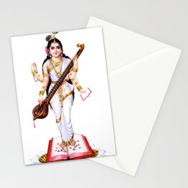 Goddess Sarasvati Stationery Card