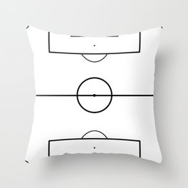 Soccer Field Throw Pillow