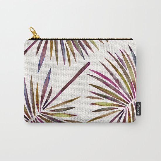 Tropical Fan Palm – Vintage Palette Carry-All Pouch